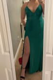 Super slay, absolutely love for my prom dress, only problem is finding a bra. Since it's deep cut and backless it's super hard to find a bra and my chest is too big for pasties to give any support - Elizabeth K.
