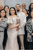 Very beautiful dress and came with a garment bag for safe keeping. I measured myself and used the sizing chart to order and it was true to size! - Brittany G.