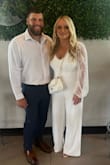 This jumpsuit is so stunning, I had so many compliments throughout the night. I wore this for my small wedding. We are getting married in Mexico but had a small ceremony for family who are unable to attend. This was the perfect outfit & so comfy. I am 5'3" and the large was long on me but after alterations it fit just right. Highly recommend. - Ashley M.