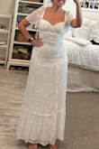 It's a great length (I have long legs)
I love the material and the sleeves. It's a very flattering and comfortable dress - Lauren B.