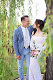 I am very self-conscious of the muscles in my arms and wanted to feel feminine on my wedding day. This was the perfect dress! I couldn't be happier with it. Note, if you have any muscles in your shoulders you may need to readjust the dress throughout the time you're wearing it but totally worth it. - Anna H.