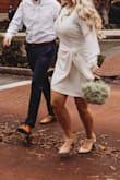 I wore this dress for my Courthouse wedding. It was perfect and very flattering! - Rachel R.