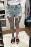 I loved how these looked from the front but when I turned sideways it made my butt look like an extension of my back. Not that I'm well endowed in that region by any means but I definitely don't need my clothes making it look worse! Haha. Couldn't return cause it was final sale so I'll have to wear it with a kimono or something come summertime.  If you got some plump in your dumpty dump (unlike me) you should be fine ordering your true size. - Krystal C.