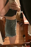 I LOVE THESE!! I have hips and a butt, so it's usually pretty hard for me to find shorts that fit comfortably, and don't show off my whole backside. These are a dream! I can't wait till it gets warmer and I can wear them! I normally wearing a 26/27, but after reading the comments I sized up to a 28, and I'm glad I did! - Brittany B.