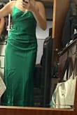 I was afraid the fabric would look cheap but no! It looks really good and true to color.
The zipper feels like it's gonna break so I'm a little scared about that. My ribcage is 29-30 inches and it feels that if I gain half a pound it won't close anymore. It isn't too slim though, it felt loose around my chest, belly and booty. - Gabriela C.