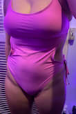 I was really excited to get this and really wanted to love it. But I totally didn't. I can't imagine who this would fit, to be honest. The top and the bottoms fit me perfectly. But the material covering the stomach, connecting the two was too long, and it bunched up and hung off my body. Totally unwearable. And I have a fairly long torso. So it would be worse on anyone shorter. I couldn't size down because then the top and bottom would be too small. - Erin P.