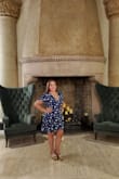 This dress filled all my expectations. The lenght is perfect, very flatteting. Perfect for Sunday brunch.  The material is very nice, I can tell is high quality material. - Alejandra G.