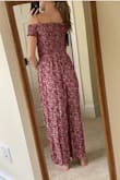 This romper is magic. So soft and it fits for short girls (woohoo!!). The fabric up top is a little itchy but bearable (It's just the way it is sewn). - Annie F.