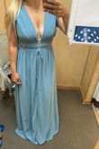 Very comfortable and flattering dress! I had to get it cut due to my height, so for the girls that are shorter keep that in mind. Overall loved this dress!! - Monica W.