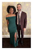 The perfect dress for an evening wedding. Fits true to size and was long enough with heels. The only (minor) issue was that the fabric is really hard to steam the wrinkles out but other than that, it was great! - Amy H.