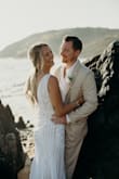 This dress was incredible for my beach elopement. It fit like a glove and I was comfortable in it. The only issue I had to get fixed was the sequins on the side scratching my arms. I had tulle put on the side to prevent that and it worked wonders! I also had the back cut out because I like more of an open back. But with the price of this dress, any alterations were adorable! - Kelsea A.
