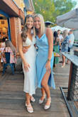 I loved the dress and the color is amazing. Comfortable and fits true to size. Definitely recommend. The only thing is fashion tape is required. I thought the top would collapse/lay more natural and it did not. As soon as you start moving around the top would unfold and become a problem. Tape worked great. - Katy H.
