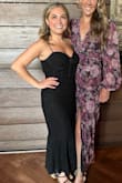 Normally I'm a medium, I had originally ordered a small due to the fact I knew the medium would be too long, and I was trying to avoid having the dress altered. Unfortunately the cups in the small did not fit my chest. I then sized up to the medium and it fit perfectly! It was a bit long, but decided I'd let it go. I received sooo many compliments. I highly recommend this dress. - Ani H.