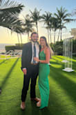This dress was so flattering and comfortable for the wedding I attended. The green is very pretty and got so many compliments! Only things to be careful of are panty lines and how to drop it low with the slit. Otherwise, it was the perfect dress!! - Jill F.
