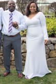 I had a dress (at least that's what I thought =) but I came here just to see what else its out there, I ordered thinking, there's no way I will like it, but I did! I loved it, it was a little big at the shoulders but nothing too major. 
It was perfect for my special day! - Patricia D.