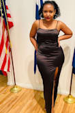 I love, love, love this dress! It's an easy feel to the skin, and I loved how it hugged my body.The material feels expensive. I wanted to get a small size but went for a medium just in case, but 
I ended up loving the size anyway.
Thank you, LULUS! - TRACY G.
