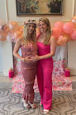 I wore this jumpsuit to a baby shower and a wedding weekend! The pant legs are long but worked for me with heels- would have to shorten if I was going for flats. Stretchy and comfy so you can eat/drink but still pulls in at the right places for a slimming effect. Highly recommend! - Louise W.
