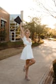 ordered this for my graduation pictures in a size small and i absolutely love this dress!!! - Madison P.