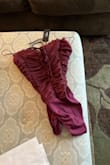 All, good how I do the exchange? Order
#411350796 Item # LT5021 burgundy XS O need Medium - Gracia A.