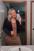 I got this to wear with a sparkly dress for a NYE wedding. I live in MT & you need a jacket in the winter & this was perfect! It was a little tight in the shoulders but everywhere else it was great. - Lauren G.