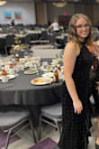 Fits perfect! I ordered this for a fashion show event at work and I had nothing but compliments all night. Everyone wanted to feel of my dress due to it being a velvet type material!! I was comfortable all night long. It fit my size perfectly!!! - Sydnee D.