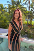 Purchased this "cover up" for my trip to Puerto Vallarta and like the other reviewers mentioned doing, I wore it out. Wore it to my birthday dinner and it was sooooo comfortable especially in a hot and humid climate. I rarely find dresses that are at a length I like and this falls on me just perfectly! - Aimee C.