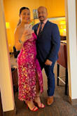 The dress is beautiful but it's poorly made that it rips in one use no matter how careful you are. It's a one-and-done. I ordered a large bc of all the reviews I read and it still ripped. Please don't waste your money on this dress. Super disappointed in the Lulus brand. - Stephanie G.