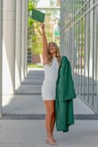 The perfect graduation dress!! Very nice and expensive looking. Got many compliments on this dress. - Melissa P.