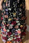 This dress is high quality and so stunning and beautiful when worn, however if you have any curves or shape size way up. As you can see from the size I put in this review, I am normally a small in dresses and a medium in pants and skirts, so I went with a medium at first because of the shape of the dress. Strangely, it fit my hips and waist but not my 34B bust, so I had to exchange for a large, which also only just barely zipped. Fortunately the large fit, because my heart was set on this dress. Keep this in mind when ordering. - Rebekah L.