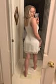 This dress fits great even with my odd sizing. I can not find a lot of dresses that look good on my bust and appropriate at the same time but this dress definitely is! Love the fit and the material seems like it will last for a while. - Kaitlyn H.