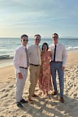 Dress was perfect & perfect fit, perfect fabric, perfect style. Family was required to wear pastel to a destination wedding so the dress met the mark. Pastel and stylish. Would highly recommend!! - Laura M.