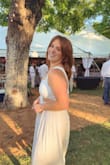I bought this dress for a beach-themed charity event and it was so so beautiful! I usually am not able to purchase sets because my chest is a size larger than the rest of my body but the construction of this top made it super easy to adjust. The only downfall was that the straps were about an inch and a half too long, but thankfully, my mom knows how to sew and took those in for me and moved them to the center a little so that my bra straps underneath were covered. Really love this set and how I can mix and match tops and bottoms. - Hannah H.