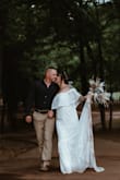 We decided to elope and in a panic, I started to look for a dress! In my head, I knew what I wanted but wasn't sure I would be able to achieve that look. When I found this dress, I knew without a doubt it was "the one!" It fit perfectly, had just enough stretch to it if needed, and made for some stunning pictures!
It was the perfect boho dress, for the perfect boho elopement! - Chelsea P.