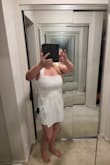 Wore this for my Bachelorette festivities. Comfortable fit all day! I usually have issues wearing white because of being seeing through but no issues with this. Great quality & classy. Good value for my money. - Maria V.