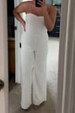 I ordered this for my graduation, I ordered a M and it fits like a glove. It hugs your curves at all the right places & it's super stretchy which makes it very comfortable! I will be purchasing this is more colors for more events! - Ella P.