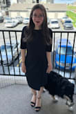 These shoes fit me perfect! I love them. The black shoes look great with the Westwood black half sleeve sheath dress available on this site! - Garrett S.