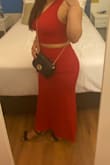 The dress fit perfectly. The material is good quality. I love the dress! Wore it on vacation in Rio. - Carmen G.