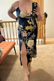 The material was not what I was expecting. Even if it had been advertised as a "slip" style dress, I would have been surprised by the thinness of the material. I've been on the fence about keeping it because of the material being so thin and the fit of the bust. As I noted, I'm a 34DDD/36DD bust, so the large that I ordered should have fit. Normally I struggle with the bust being too tight. This dress definitely needs darts in order for the dress to fit well, otherwise the armholes are gapey. Planning to keep it but will need to add darts to the bust and find undergarments that don't show (might be difficult to find.) - Alexandra B.