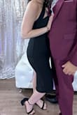 Wore this to a gala and it was beautiful! I did have to take it to get the shoulder strap taken in a few inches as it was super loose at first. - Anna B.