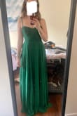 I love this dress color, it fits really nicely, the only small problem for me is that runs a little bit too long. - Jennifer C.