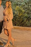 Bought this dress in size small and it was tight around the ribs where it zips to; I was 19 weeks pregnant though so I should have sized up. Otherwise there was room in the belly and it was very cute for date night. - Jacque L.