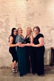 I got so many compliments on this dress! I wore it to a benefit and it was perfect! 
So classy!! I usually wear small or medium. 
I went with a medium and it fit like a glove!!! - Jasa S.