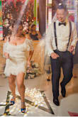 I bought this dress for my second look of my wedding and for my first dance. It was a salsa song and I wanted something fun and flirty. I got sooo many compliments and the photos came out AMAZINg! - Neil H.