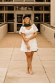 I love the embroidered details on this dress! Made me feel super pretty on graduation day! The only issues I had were that it was a little see through (so I just needed to wear skin-tone undergarments), and as a tall girly, the length was almost too short. Overall, I was happy with it though! - Hayden V.