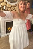 It was perfectly simple and looked great with gold jewelry. I was comfortable all night dancing. - Brittany B.