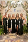 I chose this for a Gala and received so many compliments.  I ordered a small it fit great, I did have to have the shoulders taken in to ensure that it was snug enough in the chest area.  Buy this dress, its amazing!! - Laurie G.