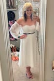 This was the perfect dress for celebrating our Anniversary at the winery! I added a thin belt, but it's not necessary. I wore this all day and it's so comfortable. Very flattering and received lots of compliments! - Tonya T.