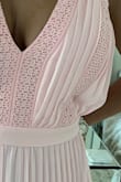 Ordered xs. This is a beautiful dress, however it is loose on the top sides, has extra fabric that is not attached to the dress. - Tania M.