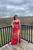 It is extremely hard for me to find dresses to wear because I work out and many things that fit my waist don't fit my upper back/shoulders. The wrap around waist and the tie back on this set made it perfectly fit! - Melissa G.
