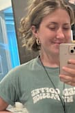 I wear these earrings daily, I love them. They can be dressed up or down. Absolute necessity. The clasp works well and these will not turn your ears green! - Abbigal S.